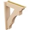 Ekena Millwork 5 1/2-in W x 20-in D x 28-in H Balboa Trad Rough Cedar Woodgrain TimberThane Outlooker, Primed Tan OUTUR055X20X28BOA04RCPR - alternate 6